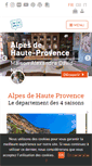Mobile Screenshot of blog.alpes-haute-provence.fr