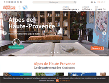 Tablet Screenshot of blog.alpes-haute-provence.fr